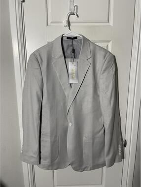 WULFUL Suits for Men Size MD Light Gray 2 Pieces M293